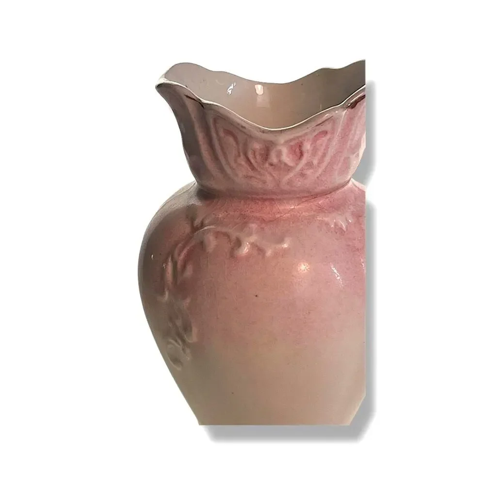 Vintage Pink and Cream Vase